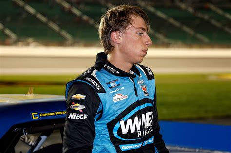 Carson hocevar - Carson Hocevar has been linked with a seat in the NASCAR Cup Series for 2024, with suggestions he’ll race the #77 Chevrolet for Spire Motorsport. Hocevar, 20, has run a total of four races at ...